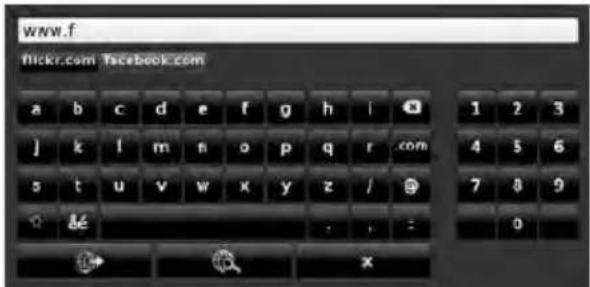 ITT LED 42F-7275-B - Um den Browser verwenden zu können müssen Sie im SmarTV Portal den Internetbrowser auswählen. - 2