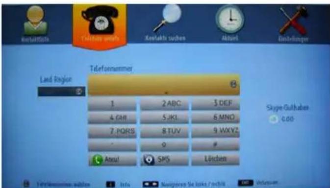 ITT LED 32F-7375-B - Telefone Wählen - 1