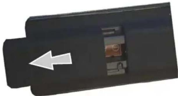 ITT LED 24H-7175-B - Inserting the Batteries into the Remote - 1