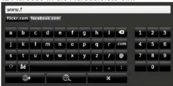 Finlux 50FLHK985BH - Um den Browser verwenden zu können müssen Sie im SmarTV Portal den Internetbrowser auswählen. - 2