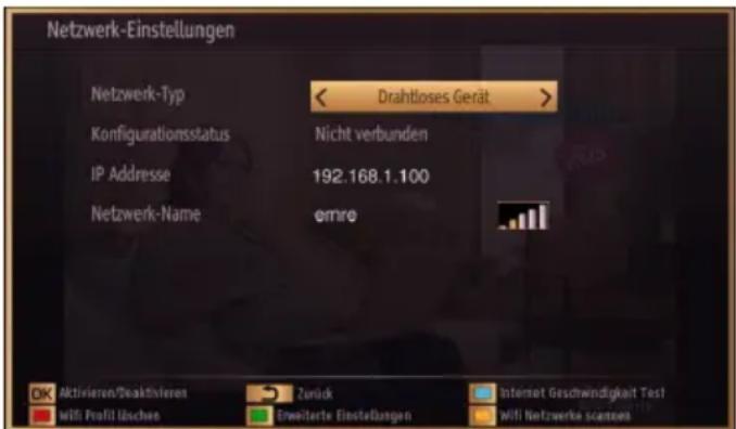 SCHAUB LORENZ 40LT590CT - Wi-Fi-Einstellungen (Optional) - 3
