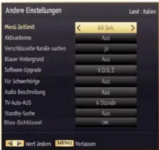 SCHAUB LORENZ 40LT590CT - Andere Einstellungen konfigurieren - 1