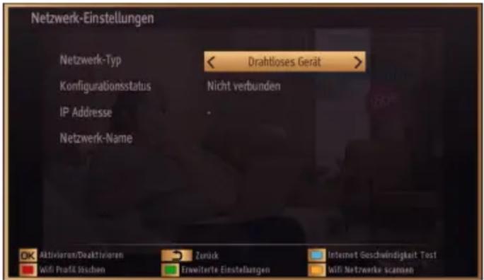 SCHAUB LORENZ 40LT590CT - Wi-Fi-Einstellungen (Optional) - 1