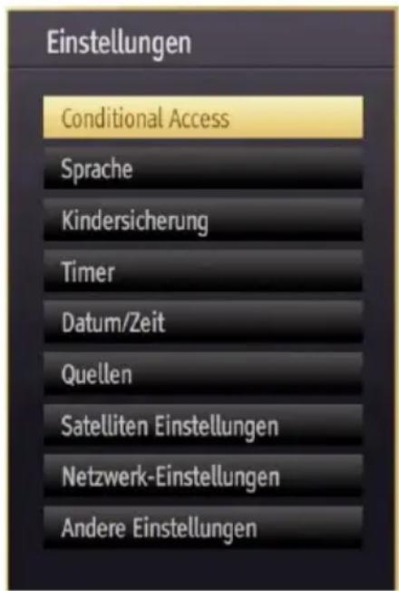 SCHAUB LORENZ 40LT590CT - Konfiguration der Einstellungen - 1
