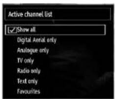 SCHAUB LORENZ 32LT511 - Managing Stations: Sorting Channel List - 1