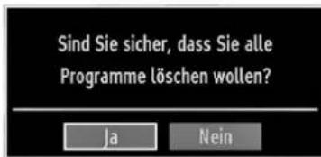 SCHAUB LORENZ 32LT511 - Diensteliste löschen (Clear Service List) (\*) - 1