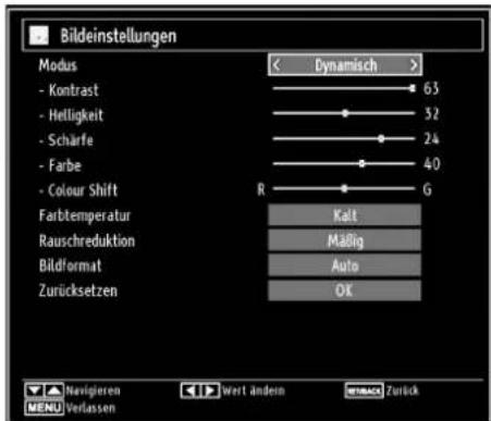 SCHAUB LORENZ 32LT511 - Bildeinstellungen konfi gurieren - 1