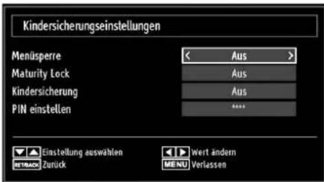 SCHAUB LORENZ 32LT511 - Kindersicherungseinstellungen - 2