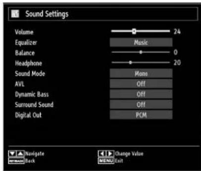 SCHAUB LORENZ 32LT511 - Configuring Sound Settings - 1