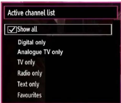 SCHAUB LORENZ 32LT400 - Managing Stations: Sorting the Channel List - 1