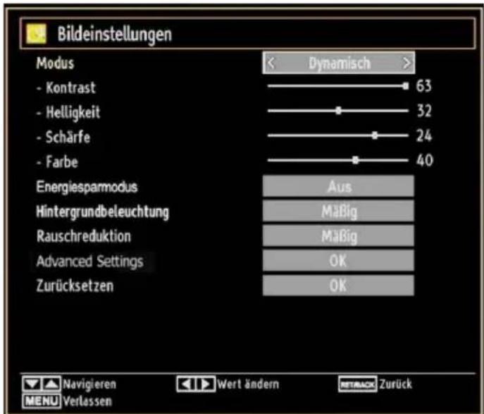 SCHAUB LORENZ 32LT400 - Bildeinstellungen konfigurieren - 1