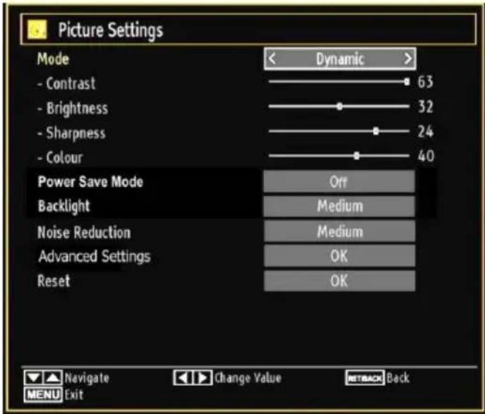 SCHAUB LORENZ 32LT400 - Configuring Picture Settings - 1