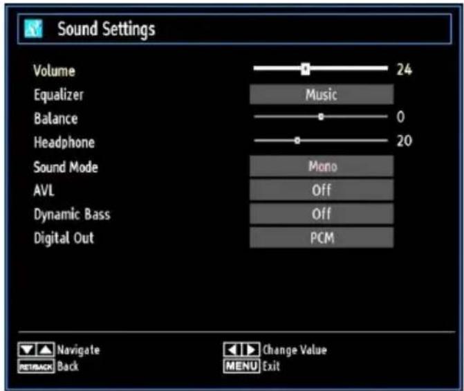 SCHAUB LORENZ 32LT400 - Configuring Sound Settings - 1