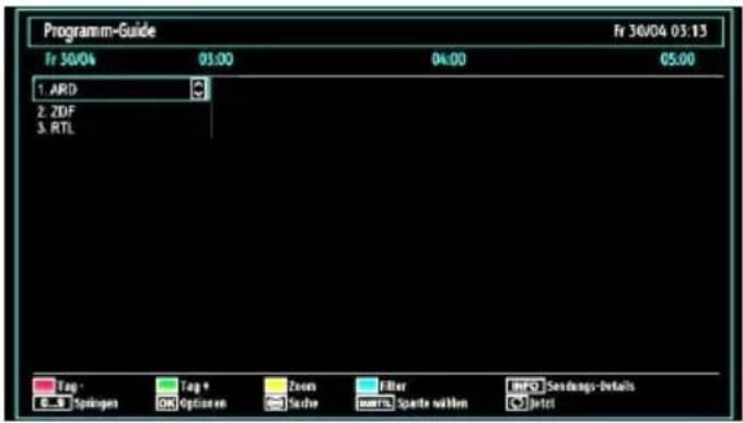 SCHAUB LORENZ 32LT400 - Elektronischen Programmführer (EPG) aufrufen - 3