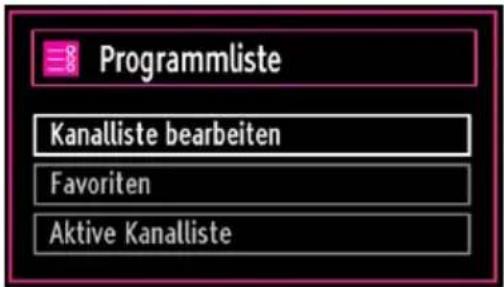 SCHAUB LORENZ 32LT400 - Sender verwalten: Kanalliste - 1
