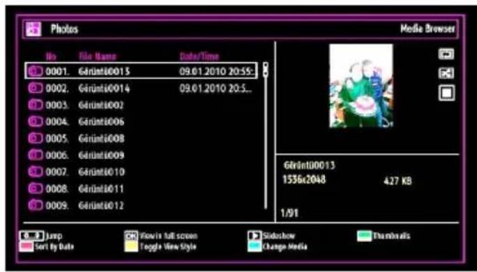SCHAUB LORENZ 32LT400 - Viewing Photos via USB - 1