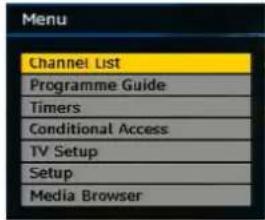 SCHAUB LORENZ 32LT655C - IDTV Menu System - 1