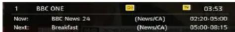 SCHAUB LORENZ 32LT655C - Information Banner - 1