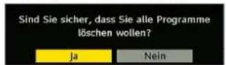 SCHAUB LORENZ 32LT655C - Diensteliste löschen (\*) - 1