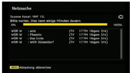 SCHAUB LORENZ 32LT655C - Netzwerksuche (Network Search) - 2