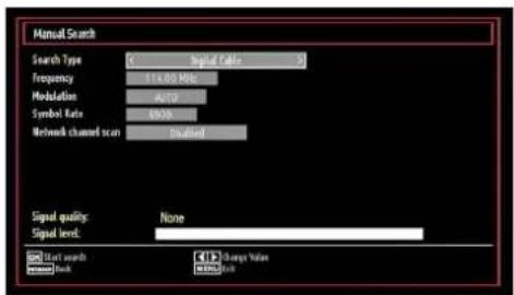 SCHAUB LORENZ 32LT555C - Digital Cable Manual Search - 1