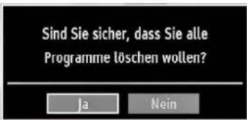 SCHAUB LORENZ 32LT555C - Diensteliste löschen (Clear Service List) (\*) - 1
