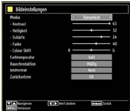 SCHAUB LORENZ 32LT555C - Bildeinstellungen konfi gurieren - 1