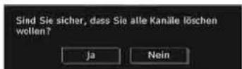 SCHAUB LORENZ 32LT601B - Diensteliste löschen (Clear Service List) (\*) - 1