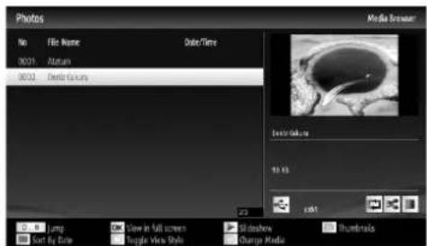 SCHAUB LORENZ 32LT582CT/WE - Viewing Photos via USB - 1