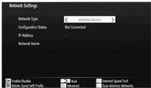 SCHAUB LORENZ 32LT582CT/WE - Wi-Fi Settings (Optional) - 1