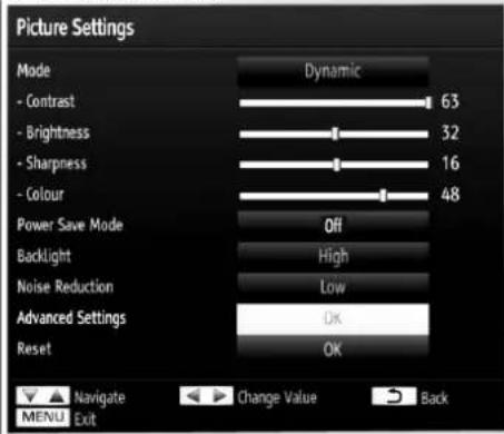 SCHAUB LORENZ 32LT582CT/WE - Configuring Picture Settings - 1