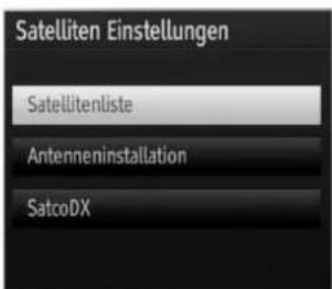 SCHAUB LORENZ 32LT582CT/WE - Satelliteneinstellungen konfi gurieren - 1