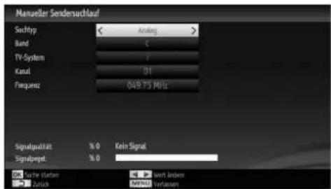 SCHAUB LORENZ 32LT582CT/WE - Manueller Sendersuchlauf Digital Kabel - 4