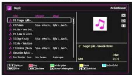 SCHAUB LORENZ 26LT475CD - Wiedergeben von Musik über USB - 1