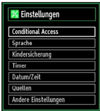 SCHAUB LORENZ 26LT475CD - Konfiguration der Einstellungen - 1