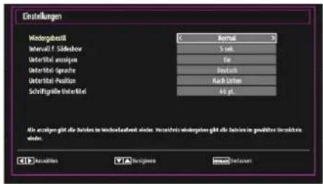 SCHAUB LORENZ 26LT475CD - Medienbrowser-Einstellungen - 1