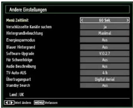 SCHAUB LORENZ 26LT475CD - Andere Einstellungen konfigurieren - 1