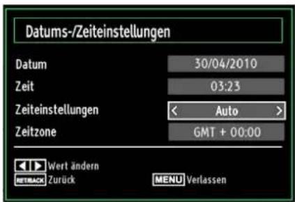 SCHAUB LORENZ 26LT475CD - Einstellen von Datum und Uhrzeit - 1