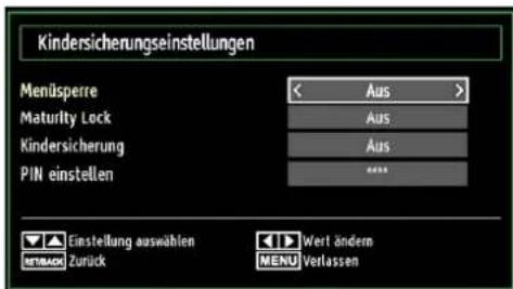 SCHAUB LORENZ 26LT475CD - Kindersicherungseinstellungen - 2