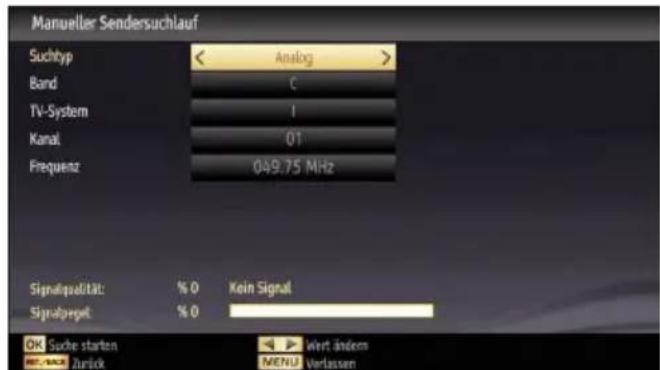SCHAUB LORENZ 46LE-D6900CT - Manueller Sendersuchlauf Digital Kabel - 4