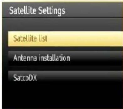 SCHAUB LORENZ 46LE-D6900CT - Configuring Satellite Settings - 1