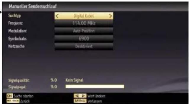SCHAUB LORENZ 46LE-D6900CT - Manueller Sendersuchlauf Digital Kabel - 1