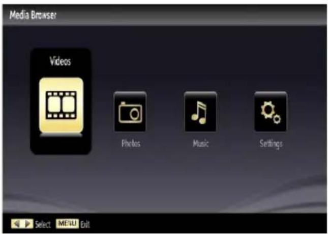 SCHAUB LORENZ 40LE-D6900CT - Media Playback Using Media Browser - 1