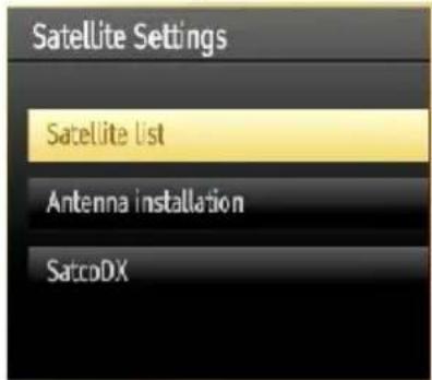 SCHAUB LORENZ 40LE-D6900CT - Configuring Satellite Settings - 1