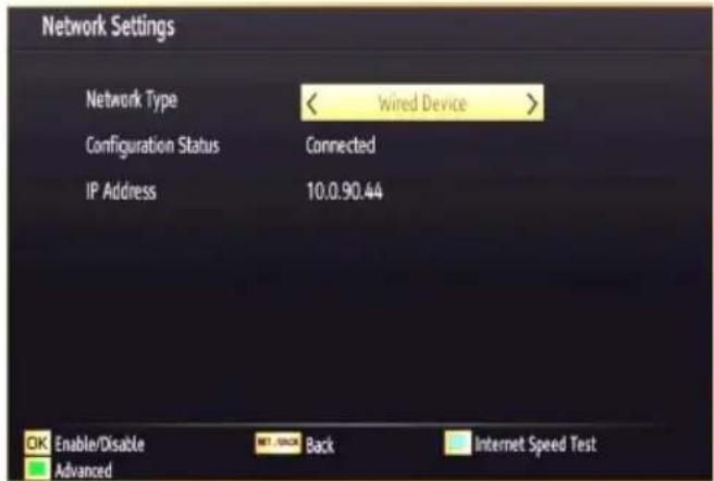 SCHAUB LORENZ 40LE-D6900CT - Configuring Wired Device Settings - 1