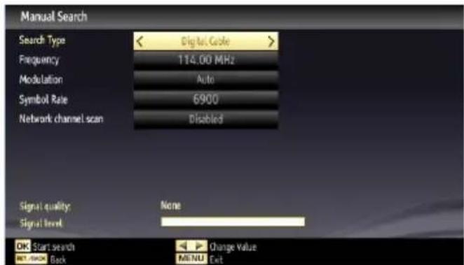 SCHAUB LORENZ 40LE-D6900CT - Digital Cable Manual Search - 1