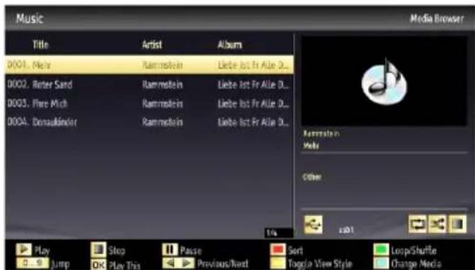 SCHAUB LORENZ 40LE-D6900CT - Playing Music via USB - 1