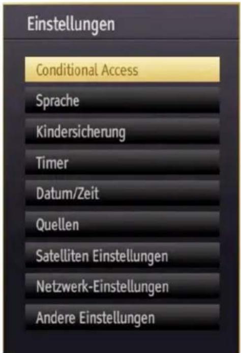 SCHAUB LORENZ 40LE-D6900CT - Konfiguration der Einstellungen - 1