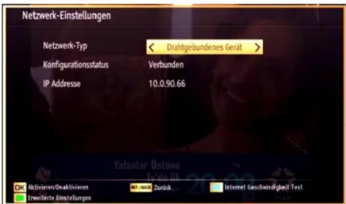 SCHAUB LORENZ 40LE-D6900CT - Konfiguration der kabelgebundenen Geräte-Einstellungen - 1