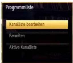 SCHAUB LORENZ 32LE-5900CT - Kanalliste bearbeiten - 1